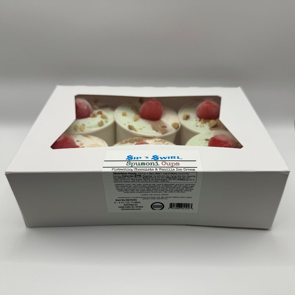 Spumoni Sundae Cup 6 Pack | Sip N Swirl
