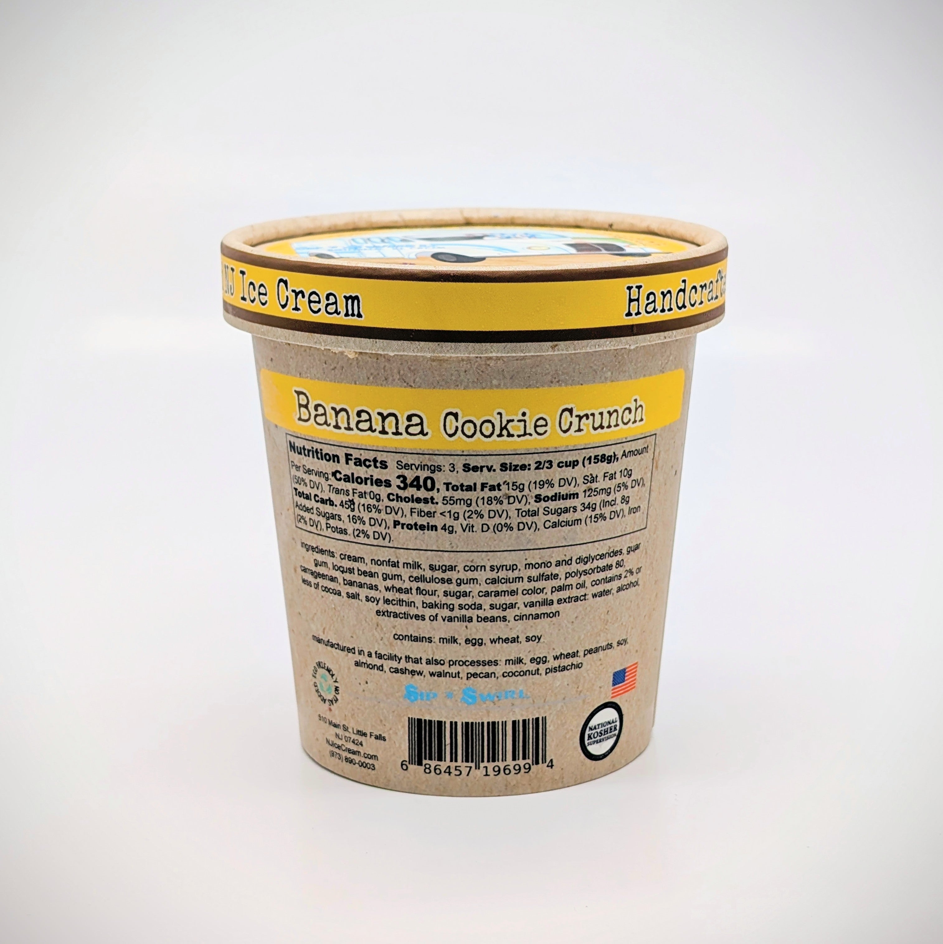 Banana Cookie Crunch Pint | Sip N Swirl